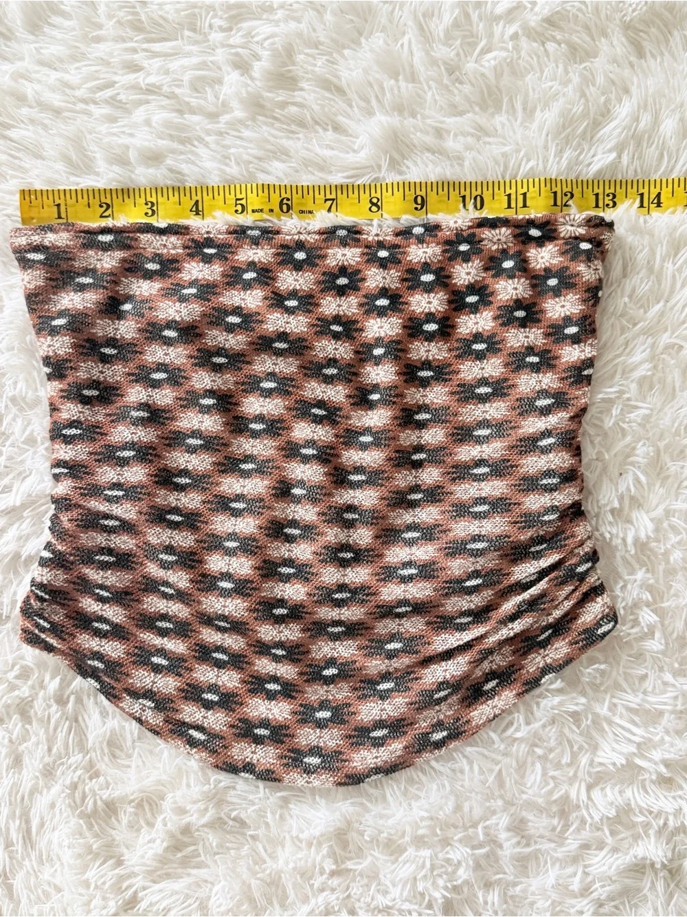 New with Tags Free People Patterned Tube Top Size XS